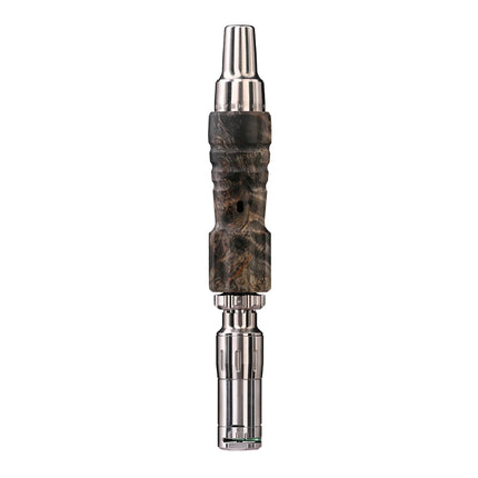 Tempest 2 Vaporizer in Dark Wood — rich grain tones blending traditional craftsmanship with high-tech design.