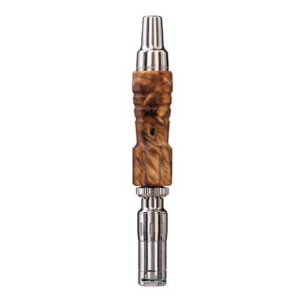 Tempest 2 Vaporizer with Natural Wood finish — organic warmth paired with modern titanium engineering.
