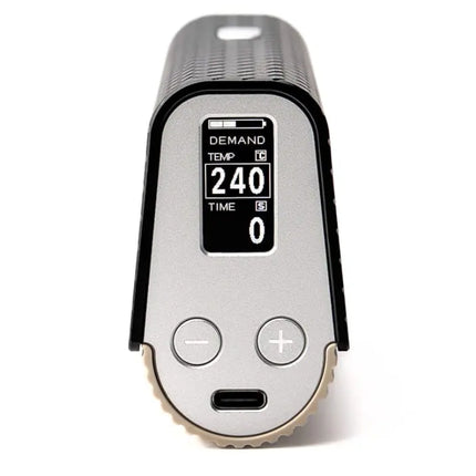 Limelight Frolic Thermal Extractor OLED screen showing 240°C demand mode and temperature controls on the front panel.