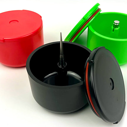 Pordebowl travel debowler in black green and red