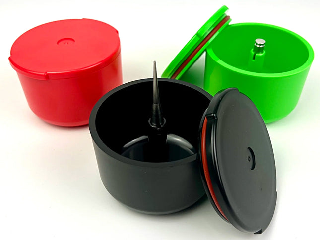 Pordebowl travel debowler in black green and red