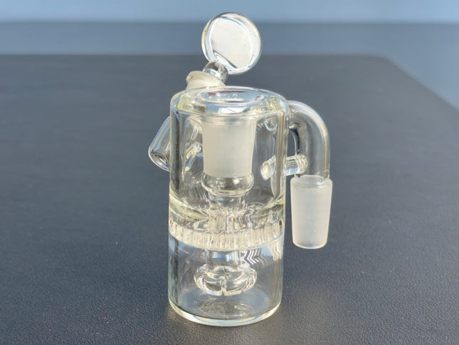 Pass-Through Micro Bubbler with glass stopper in place front view