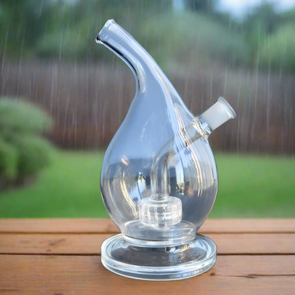 raindrop glass water pipe side view 14mm female