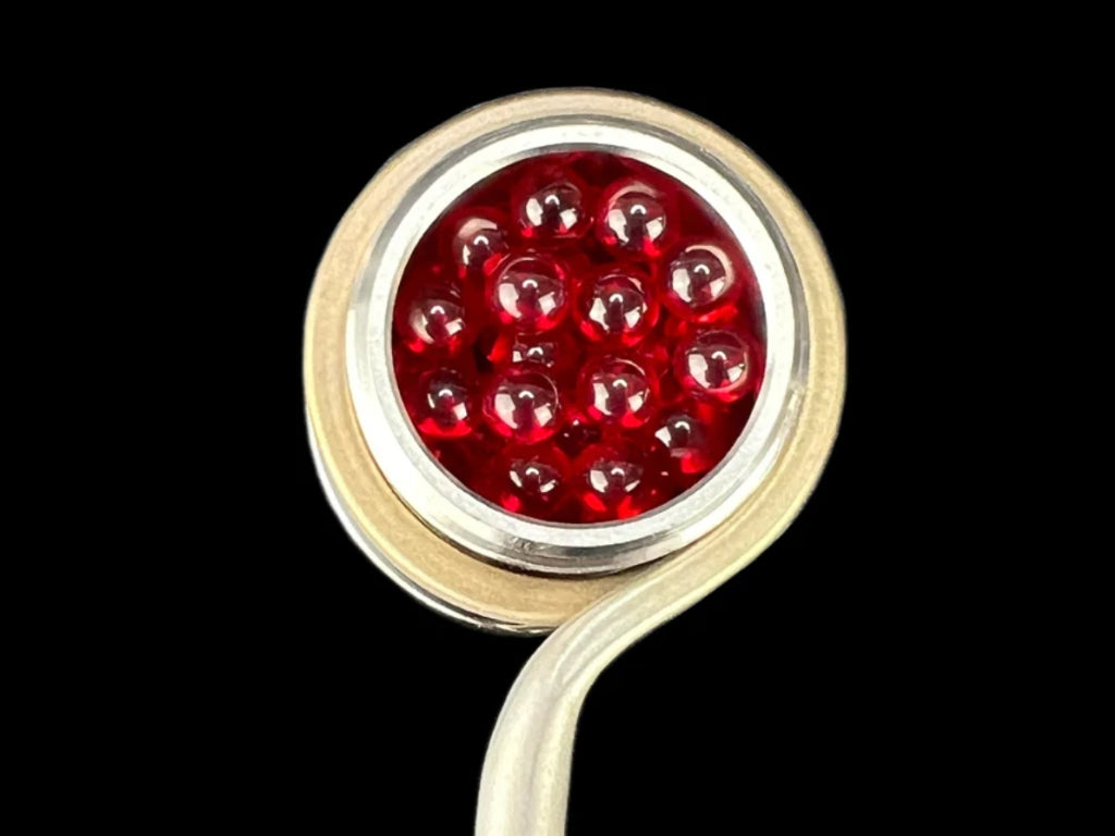 ruby terp pearls in mininail flower wand