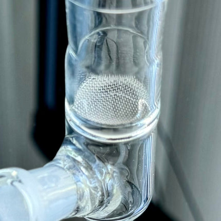 20mm metal screen in sneaky Pete pass-through injector glass bowl