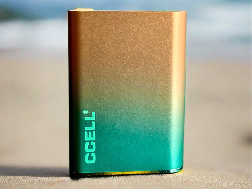 ccell palm pro teal to tan fade