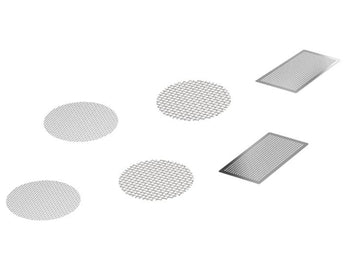 venty replacement screen set 6 screen of 3 sizes on white background diagonal arrangement