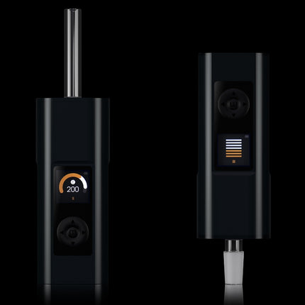 arizer solo 3 in session mode and on demand mode with water pipe adapter