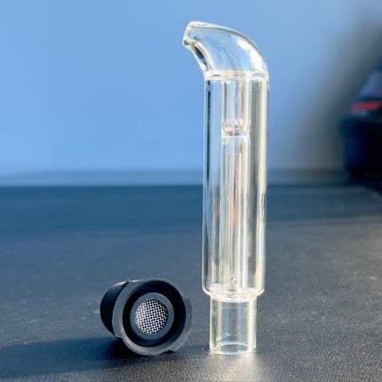 disassembled curved bubbler for venty on desktop