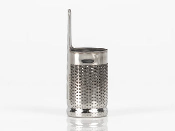 Simrell Polished Perforated Captive Cap standing on the tip