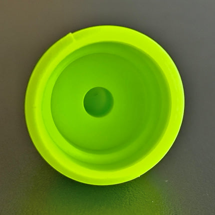 interior of green pipe plug