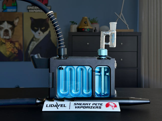 The Box by LidaVel electronic cooling device for vapourizers, delivers ice-cold hits using advanced technology