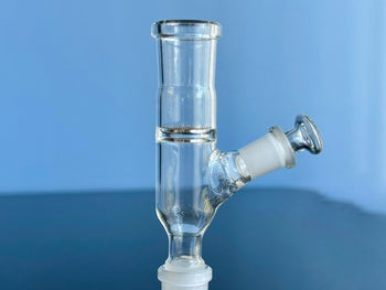 sneaky pete glass injector pass-through bowl mounted in 14mm male joint