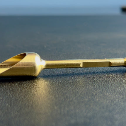 magnetic vape loading shovel in brass