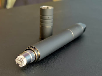 boundless terp pen spectrum with Clapton coil and lid off