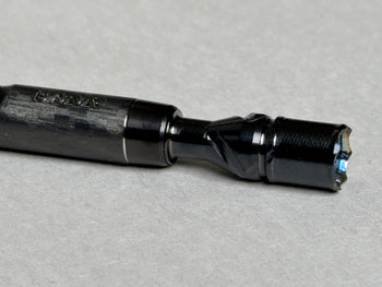 dynavap m7 xl obsidium close up of tip and stem