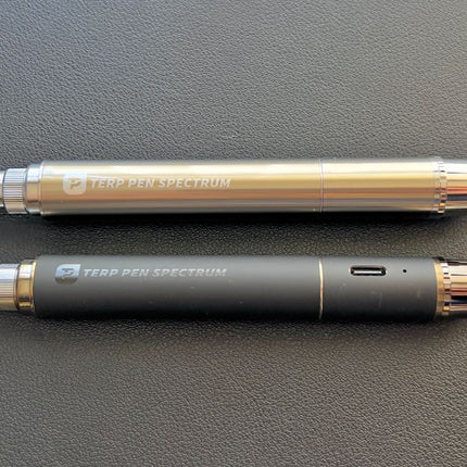 boundless terp pen spectrum in stainless and black colour options