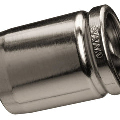 Cap Armor stainless steel sleeve for DynaVap Captive Cap, 45-degree angle view