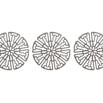 Tempest V2 Bowl Screens, precision-cut 3-piece stainless steel set for consistent airflow and efficient extraction.