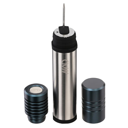 Opened Tempest Case showing herb storage, Debowler, C-tool, magnet lid, and socket tool for Tempest caps.