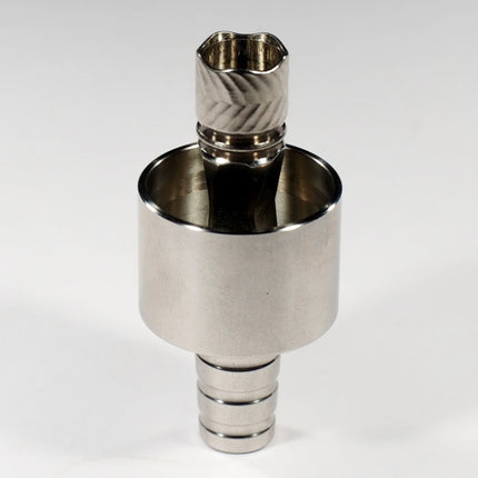 Vices stainless steel WPA Matrix Joint with DynaVap tip inserted for microdosing setup