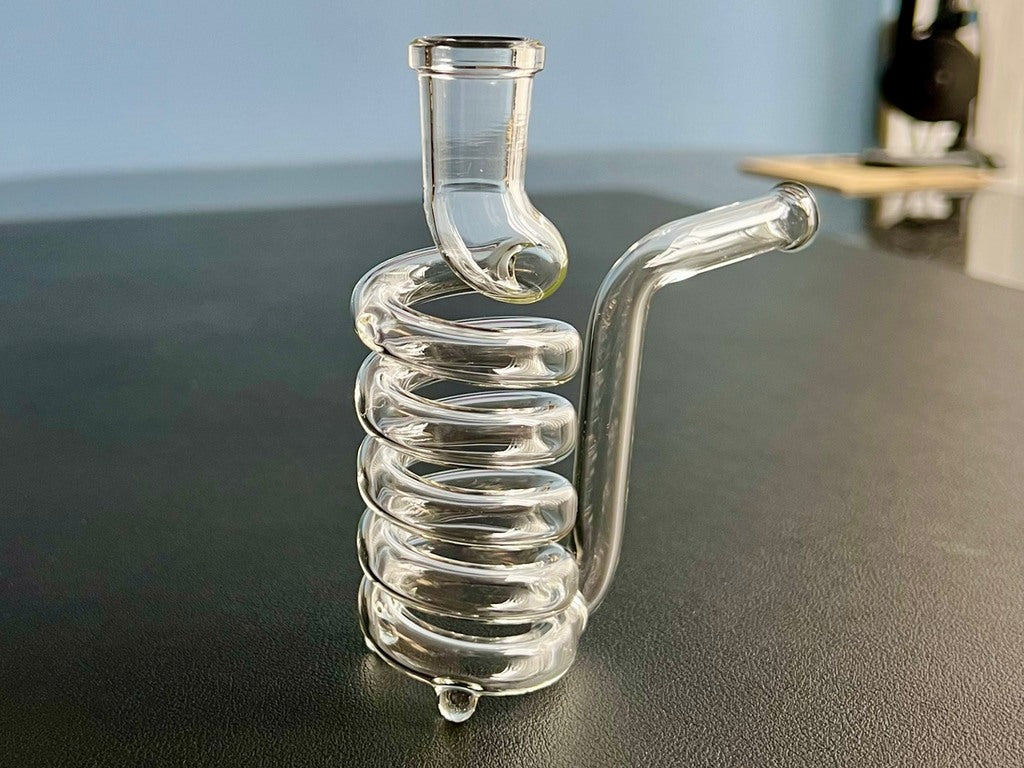 dryspring glass twist cooling vaporizer stem