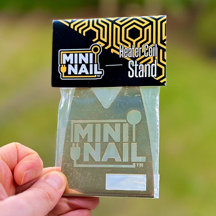 Mininail heater coil stand in plastic bag