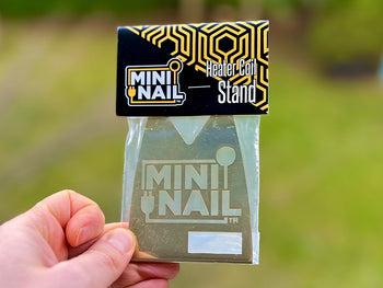 Mininail heater coil stand in plastic bag