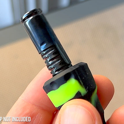 DynaVap Bonger with obsidium omnivap tip and cap