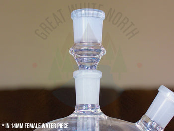 18mm Female to 14mm Male Adapter - Great White North Vaporizer Co. | www.vapenorth.ca