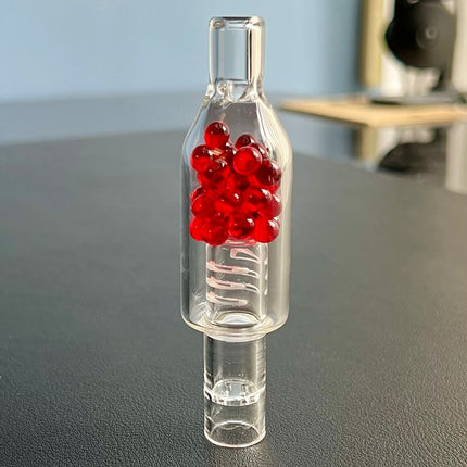 arizer rocket cooling stem with red beads