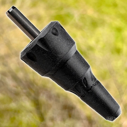 dynavap bonger in black colour with stainless steel condenser