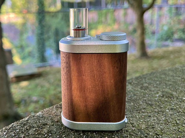 Tinymight 2 vaporizer on concrete pillar